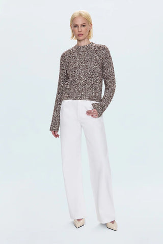 Quinn Shrunken Fisherman Sweater - obligato