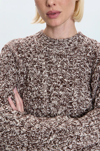 Quinn Shrunken Fisherman Sweater - obligato