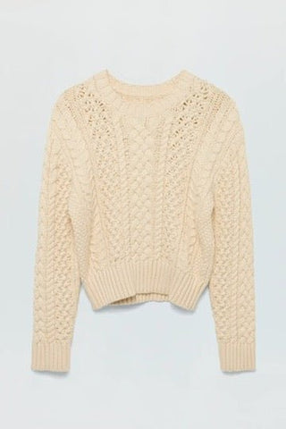 QUINN SWEATER - IVORY - obligato