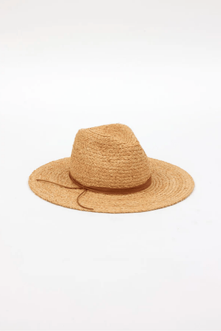 Raffia Braid Continental Hat - obligato