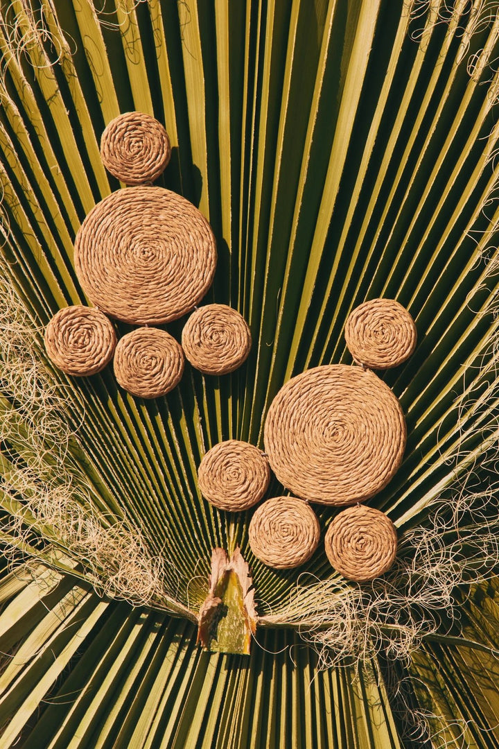 Raffia Deco Earring in Raffia - obligato