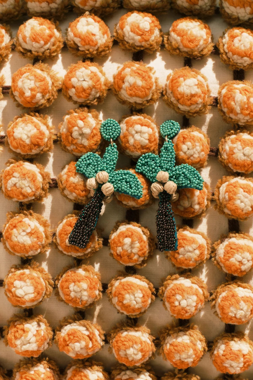 Raffia Palm Earring - obligato
