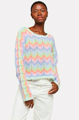 Rainbow Chevron Sweater - obligato