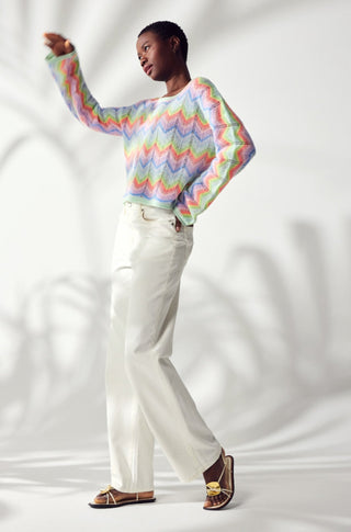 Rainbow Chevron Sweater - obligato