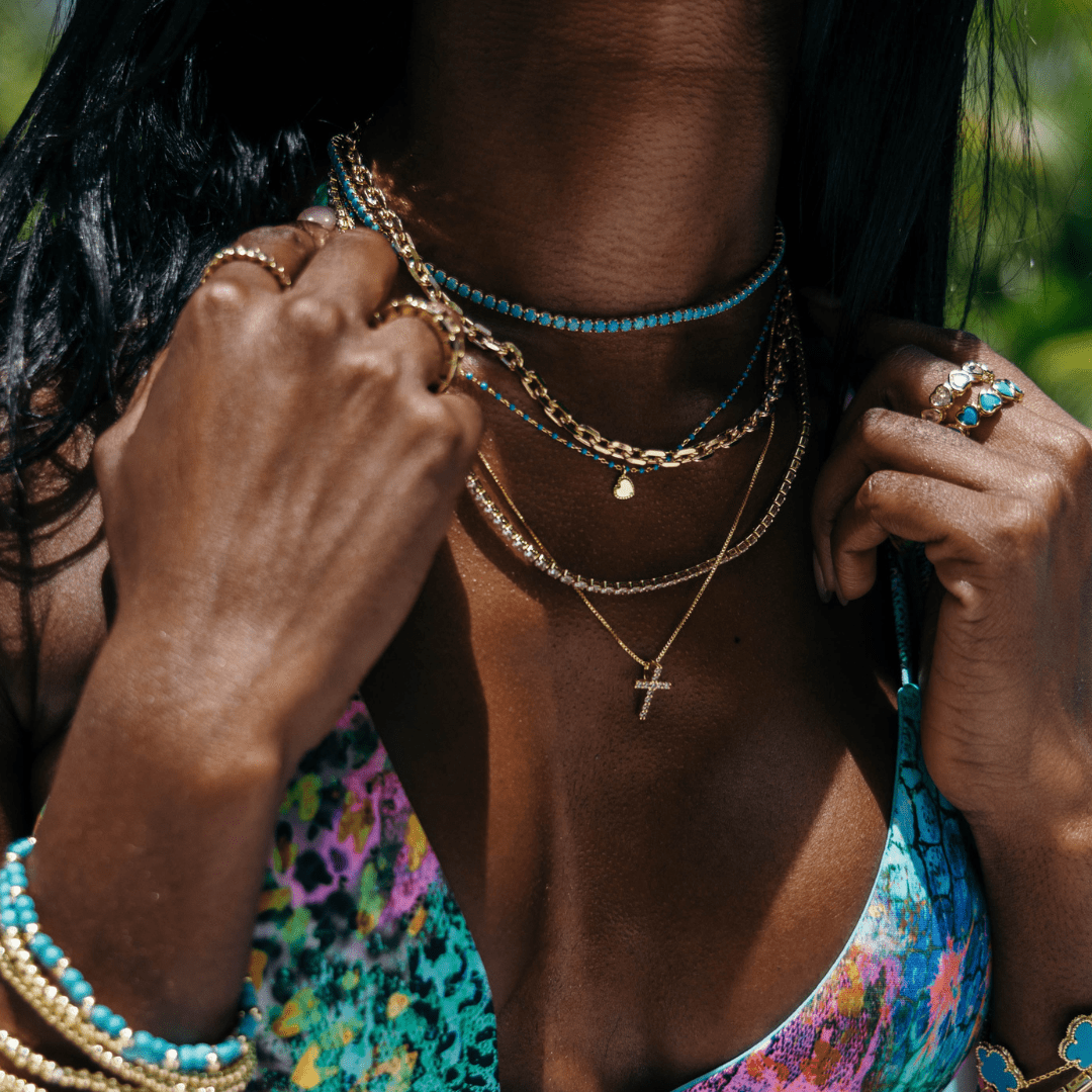 Raya.CZ Cross Necklace - obligato