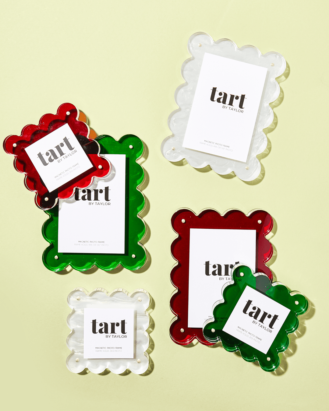 Red Acrylic Picture Frame - obligato
