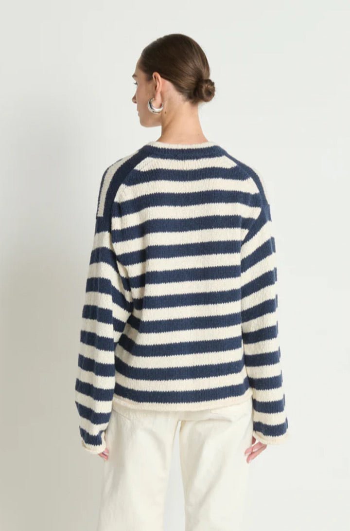 Renata Popover Marine Stripe - obligato