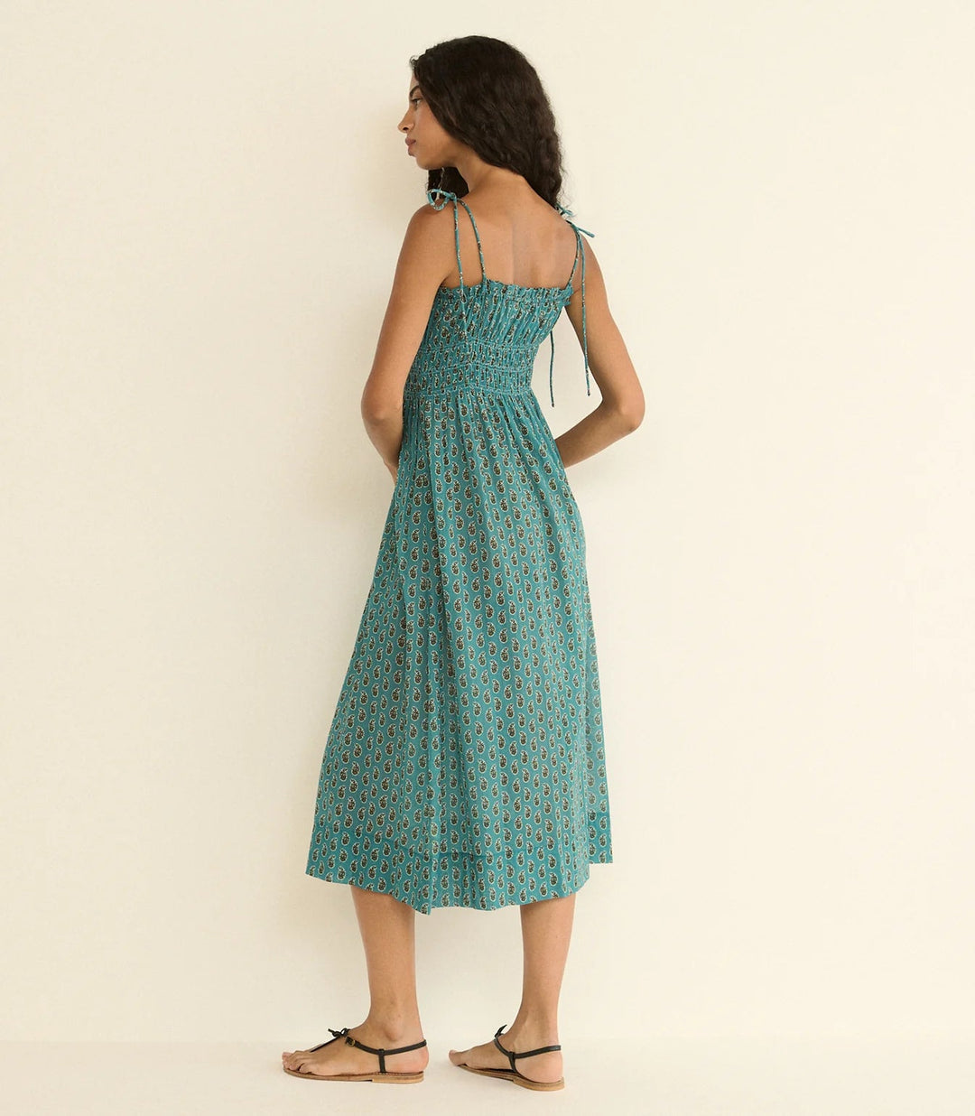 Rhoda Dress in Alba Paisley - obligato
