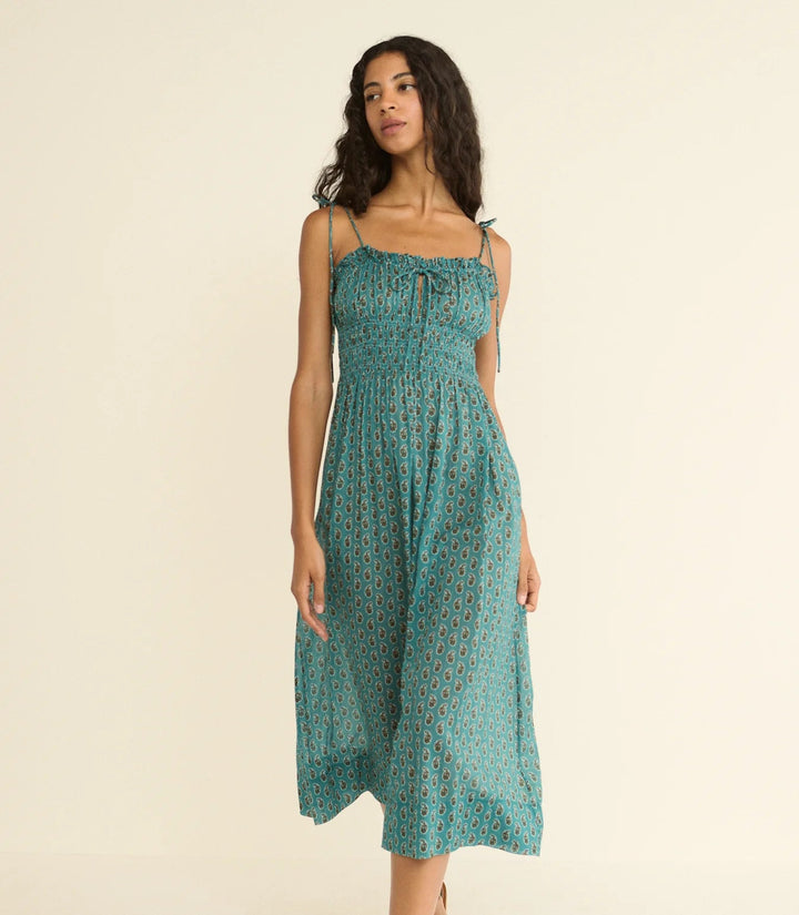 Rhoda Dress in Alba Paisley - obligato