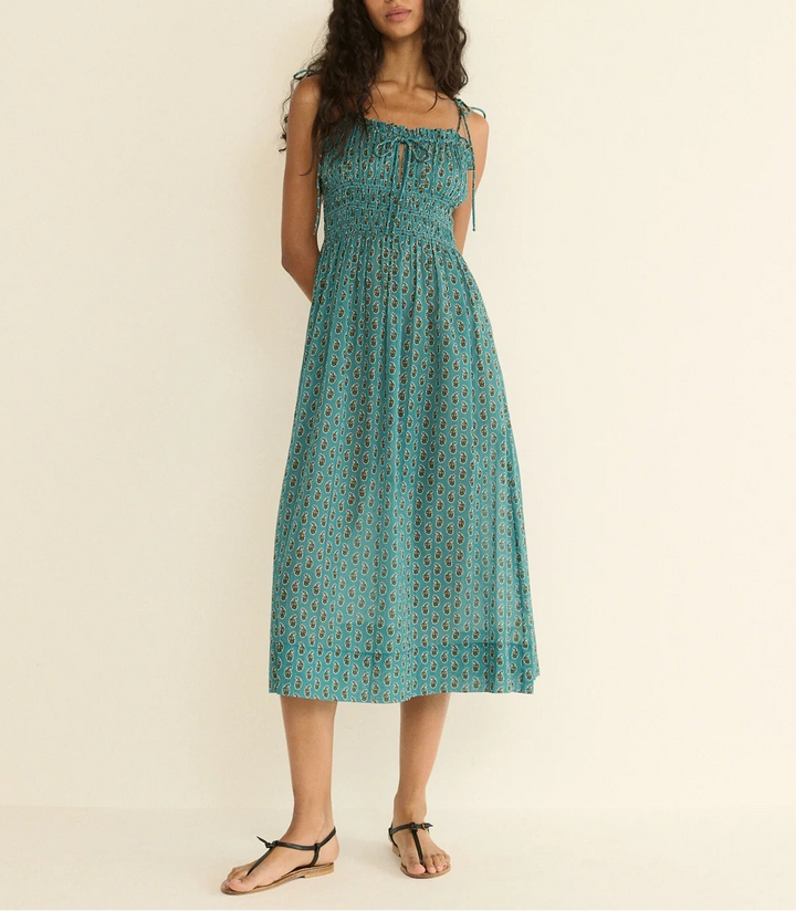 Rhoda Dress in Alba Paisley - obligato