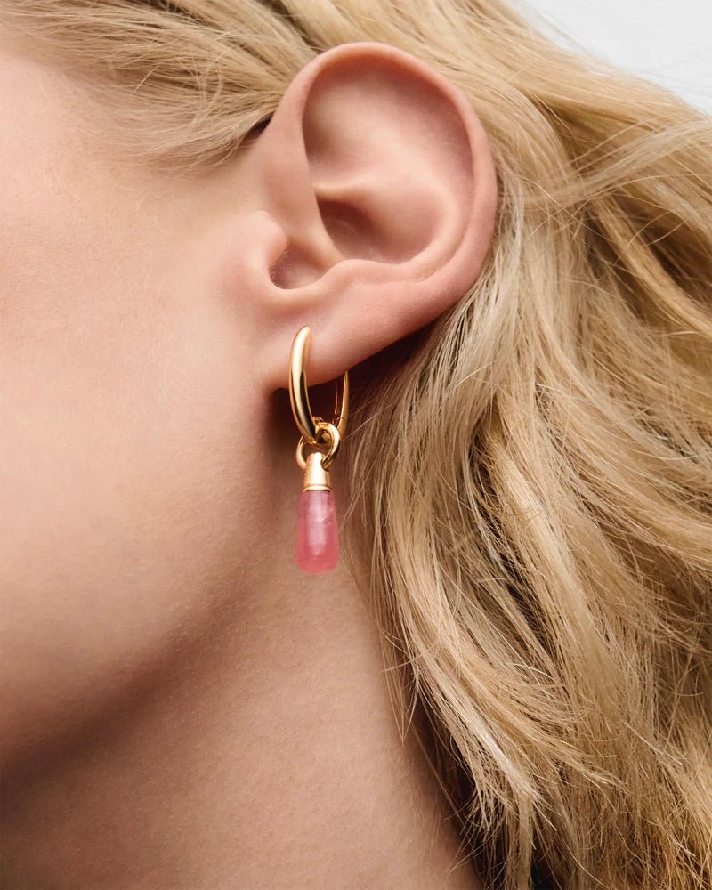 Rhodochrosite Jupiter Earrings - obligato