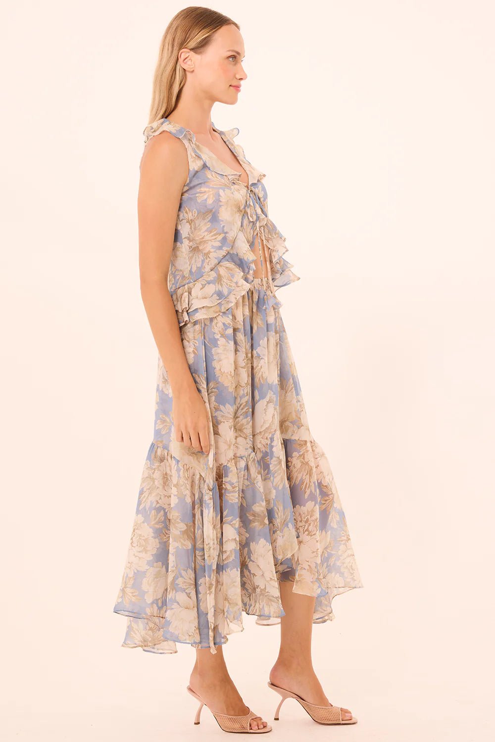 Rixie Skirt in Peony Blossom - obligato