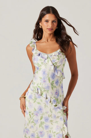 Rosalina Dress in Lavender Floral - obligato