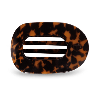 Round Flat Hair Clip | Large | Tortoise - obligato