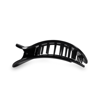 Round Flat Hair Clip | Med. | Jet Black - obligato