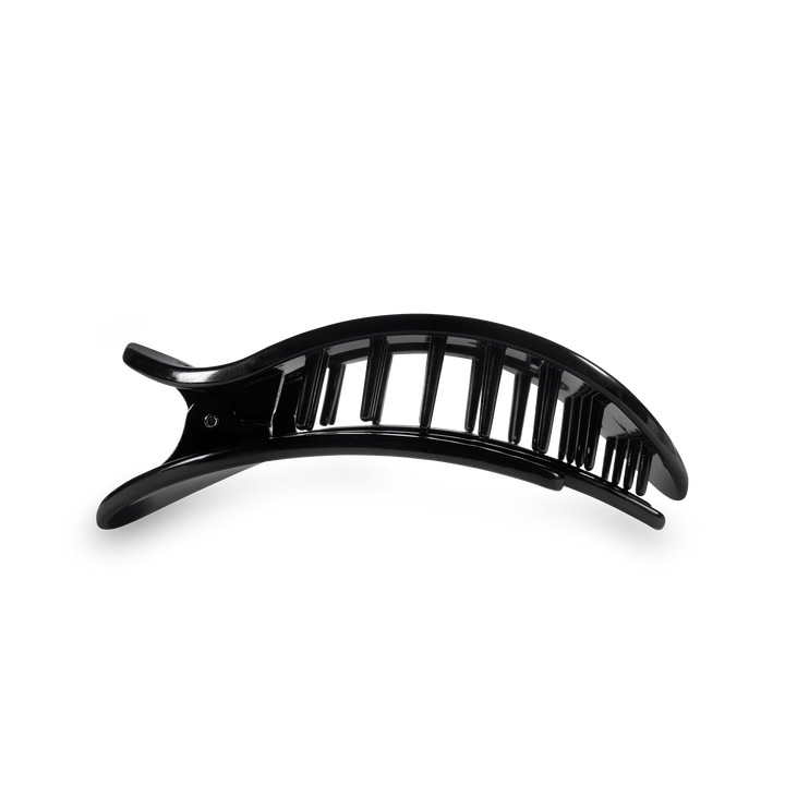 Round Flat Hair Clip | Med. | Jet Black - obligato