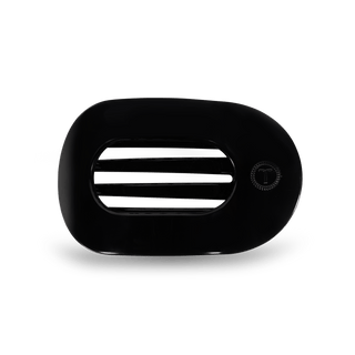Round Flat Hair Clip | Med. | Jet Black - obligato