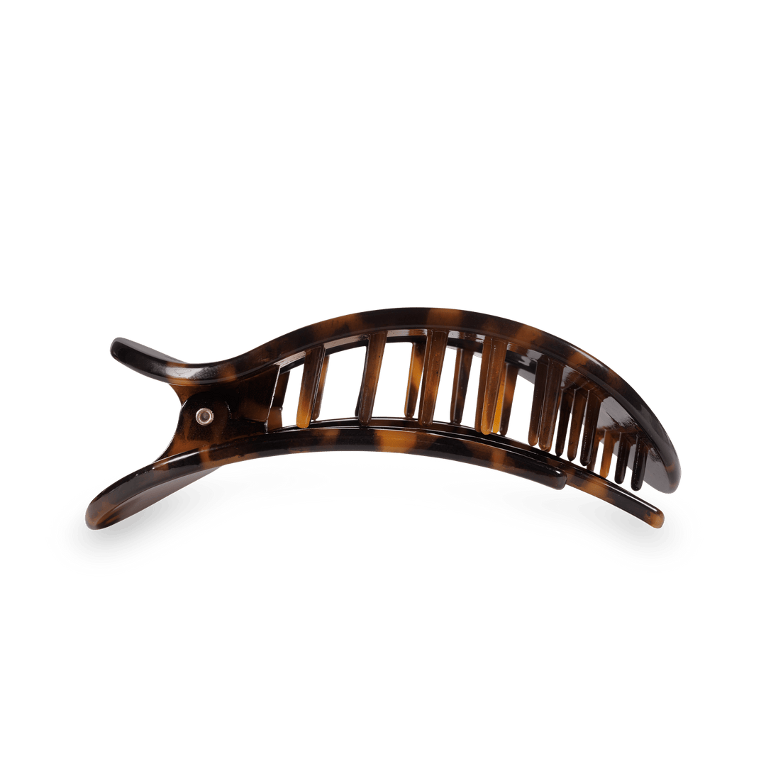 Round Flat Hair Clip | Medium | Tortoise - obligato