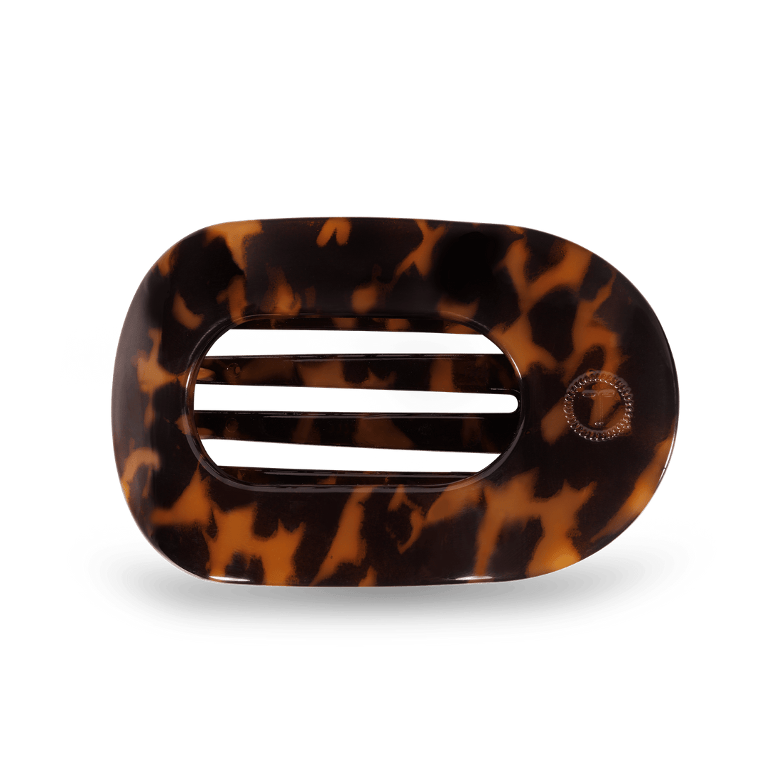 Round Flat Hair Clip | Medium | Tortoise - obligato