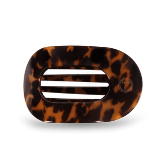 Round Flat Hair Clip | Medium | Tortoise - obligato