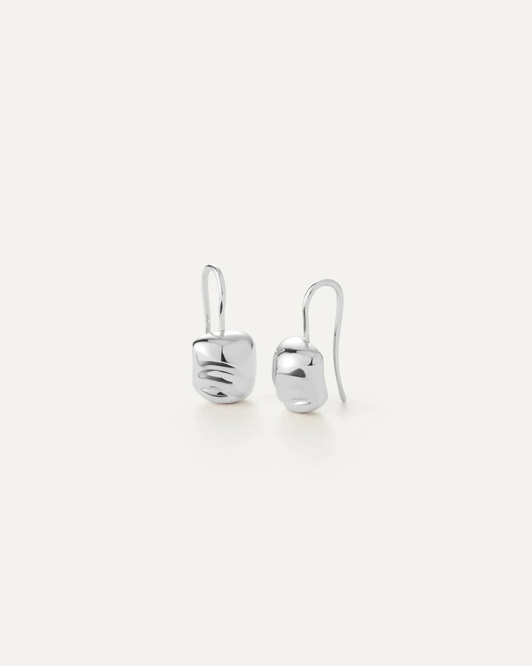 Rue Drop in Earrings in Silver - obligato
