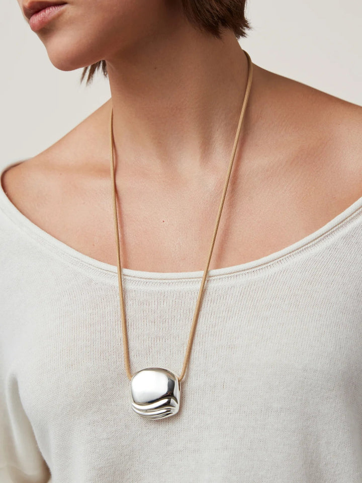 Rue Rope Necklace in Silver - obligato
