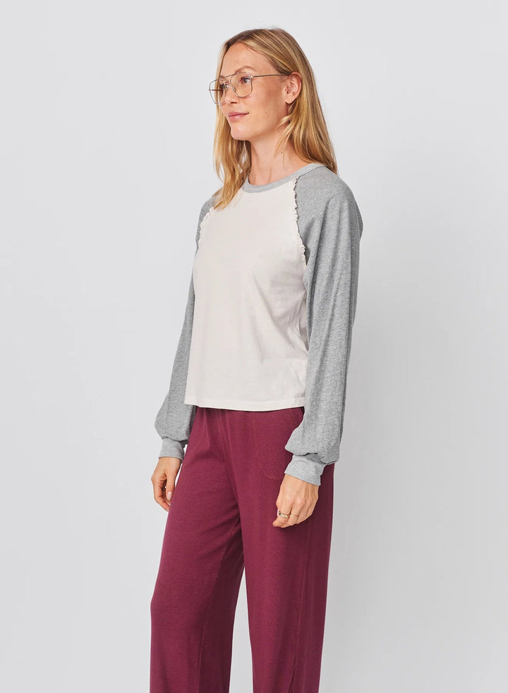 Ruffle Baseball Tee - obligato