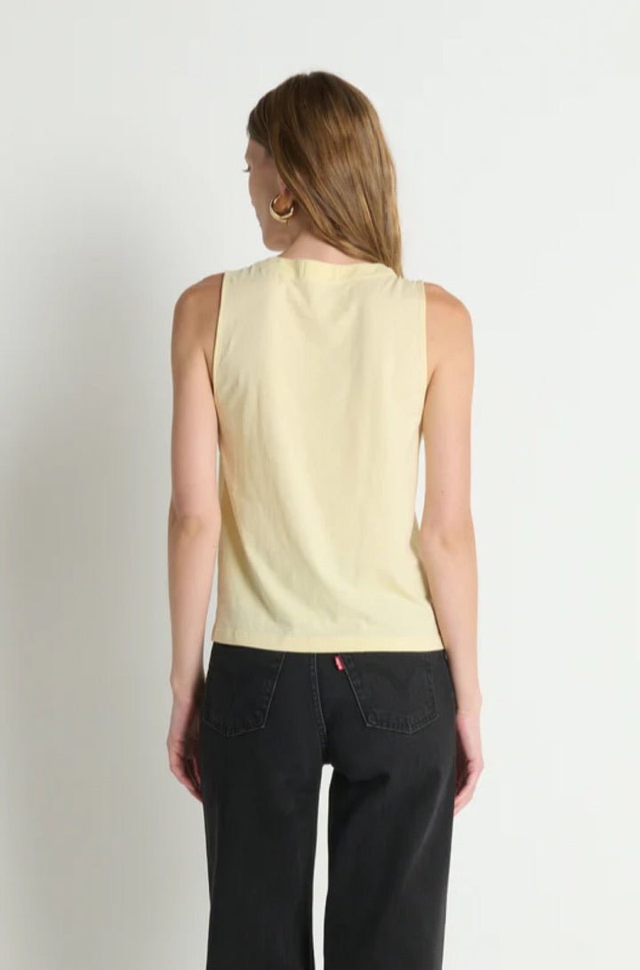 Sabrina Tank in Custard - obligato