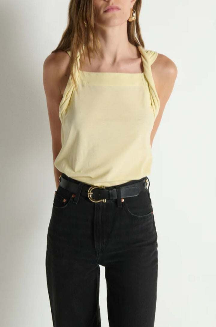 Sabrina Tank in Custard - obligato