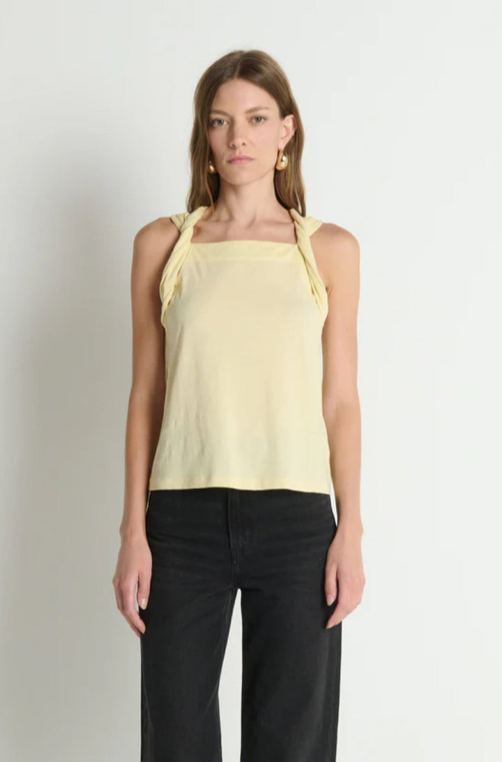 Sabrina Tank in Custard - obligato