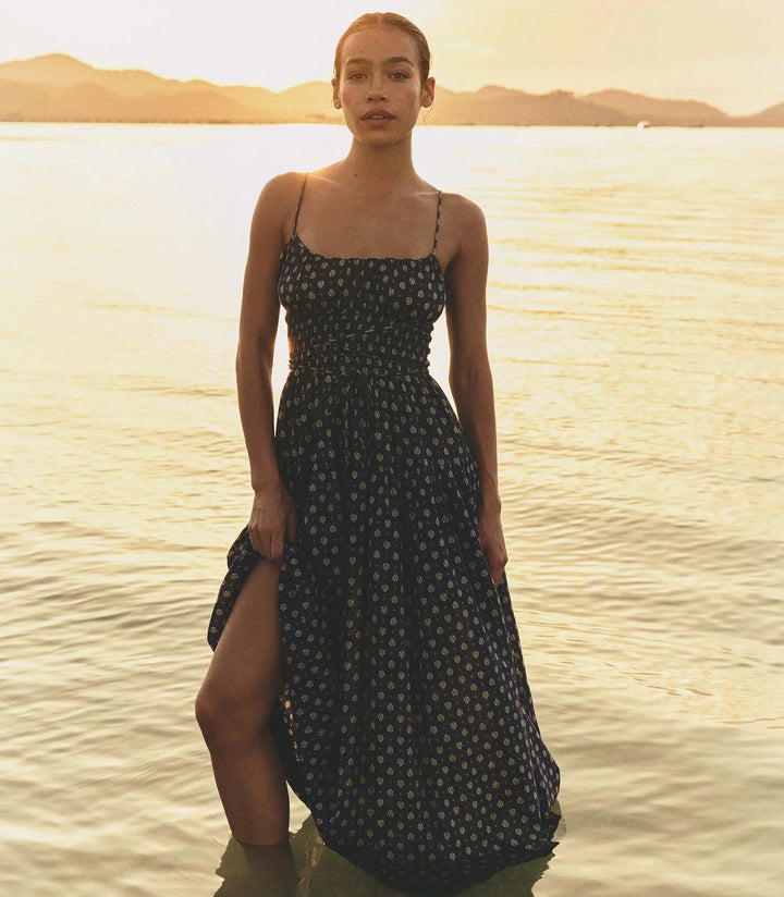 Safia Dress in Mulberry - obligato