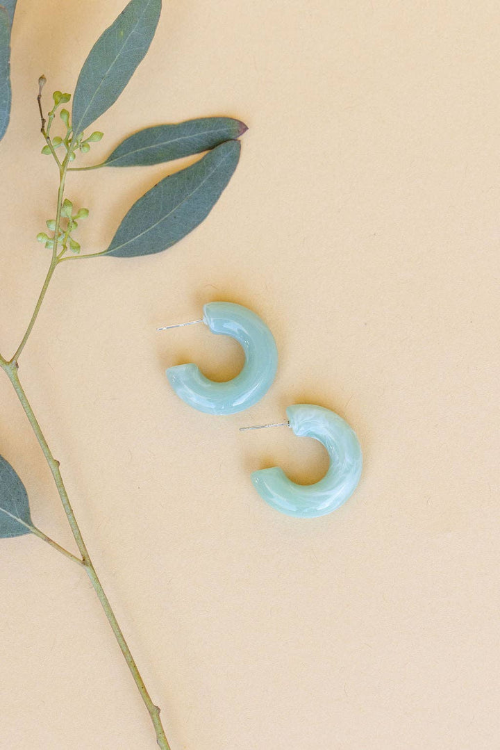 Salma earring: Sage - obligato