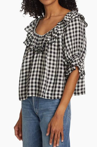 Samara Gingham Top - obligato