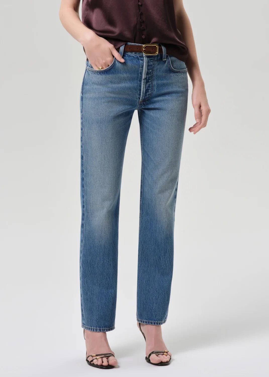 Savannah Cigarette Jean in Patina - obligato