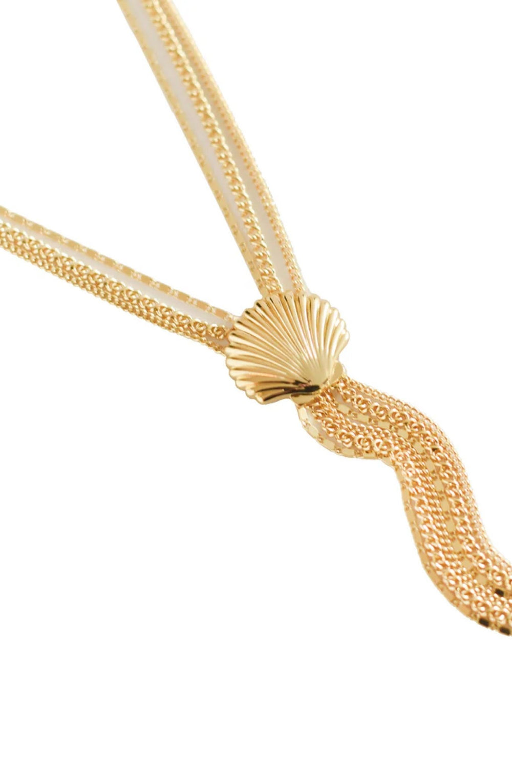 Scallop Shell Lariat - obligato