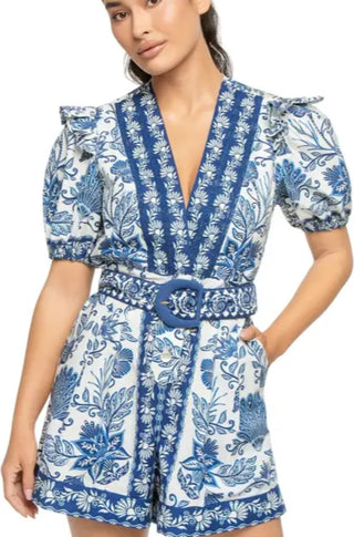 Shell Off White Romper - obligato