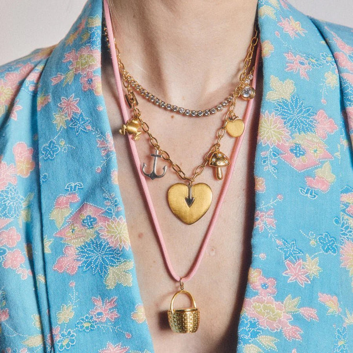 Sherbert Pink Necklace - obligato