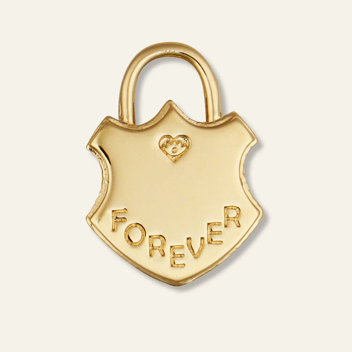 Shield Padlock Charm - obligato