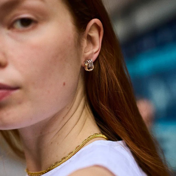Shilo Gold Silver Earrings - obligato
