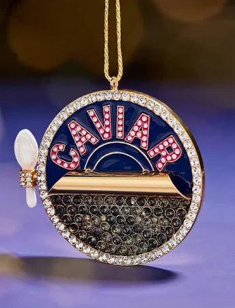 BaubleBar Luxe Little Spoonfuls Caviar Ornament