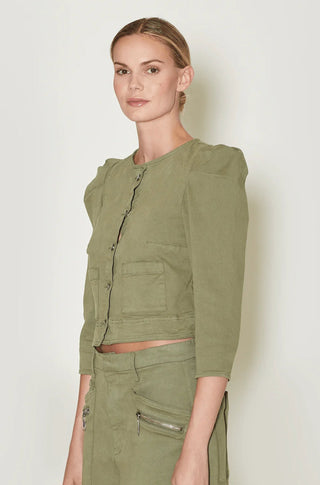 Sienna Jacket in Military - obligato