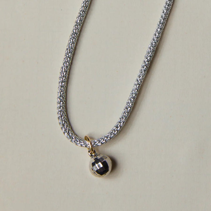 Silver Lurex Necklace Cord - obligato