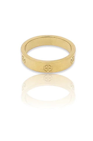 Simple Design Band Ring in Gold - obligato