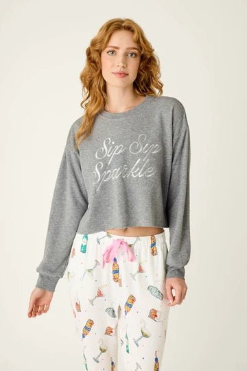 Sip Sip Sparkle Sweatshirt - obligato