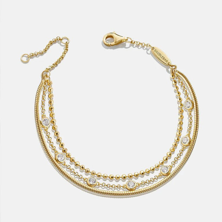 Skye 18K Gold Layered Bracelet - obligato