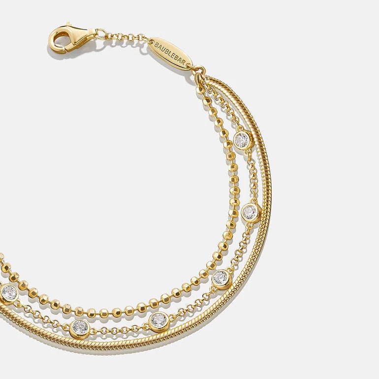 Skye 18K Gold Layered Bracelet - obligato