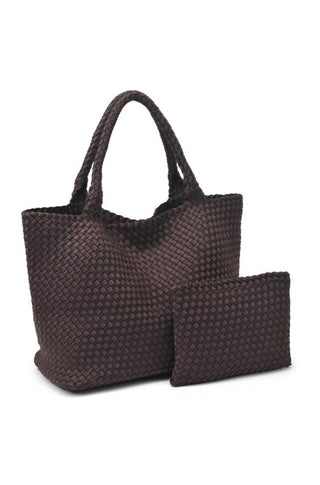 Sky's The Limit - Large Tote in Chocolate - obligato