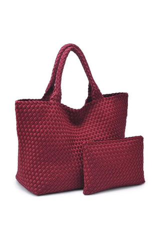 Sky's The Limit - Large Tote in Wine - obligato