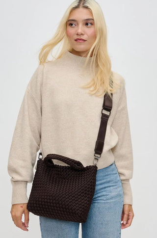 Sky's The Limit - Small Crossbody in Chocolate - obligato