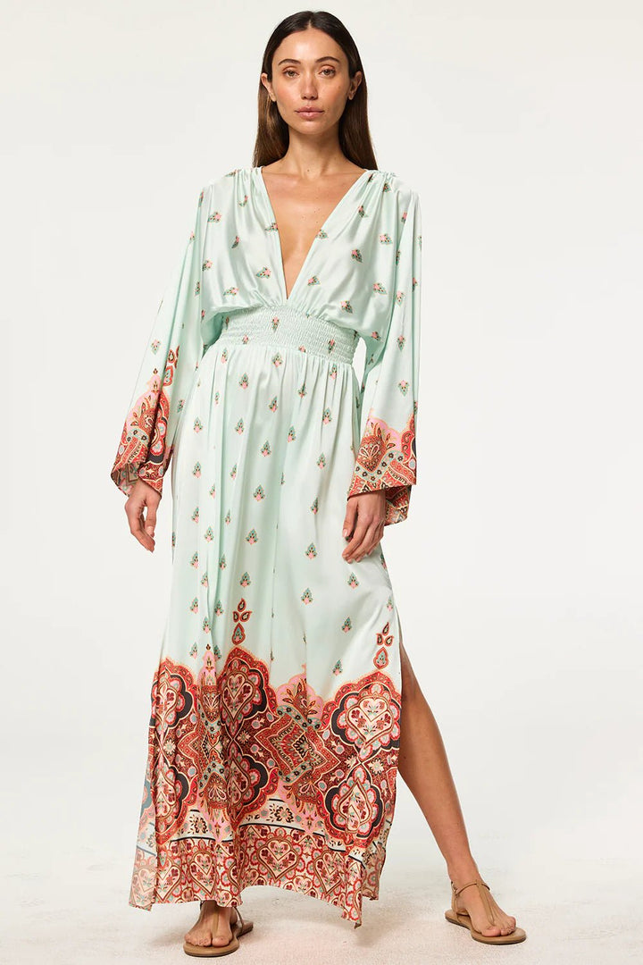 Sloane Dress in Bohemian Border - obligato